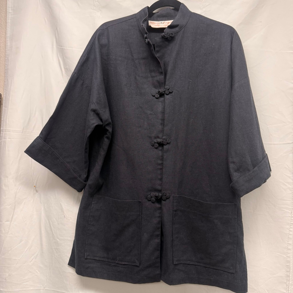 Vintage Women's Penthouse Gallery Black Asia Jacket M